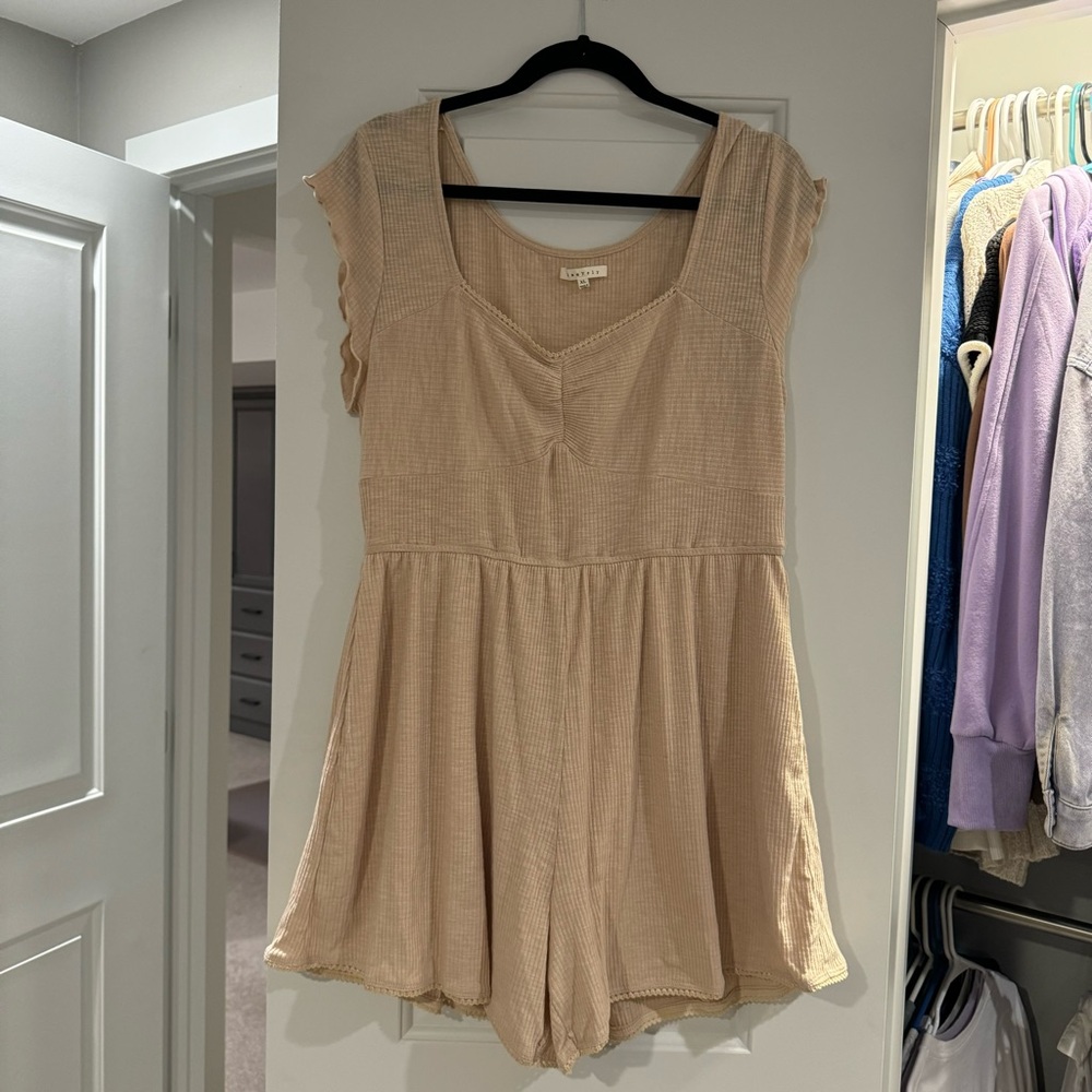 Baevely Tan Romper